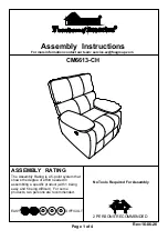 Preview for 1 page of Furniture of America CM6613-CH Assembly Instructions