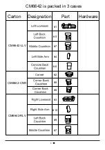 Preview for 6 page of Furniture of America CM6642 Assembly Instructions Manual