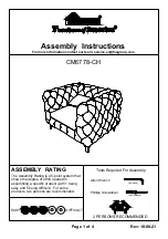 Preview for 1 page of Furniture of America CM6778-CH Assembly Instructions