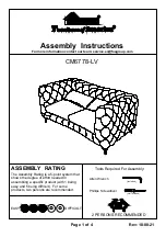 Preview for 1 page of Furniture of America CM6778-LV Assembly Instructions