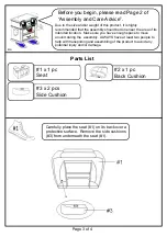 Preview for 3 page of Furniture of America CM6813CH Assembly Instructions