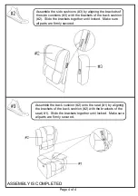 Preview for 4 page of Furniture of America CM6813CH Assembly Instructions