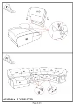 Preview for 5 page of Furniture of America CM6822 Assembly Instructions