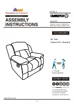 Furniture of America CM6827CH Assembly Instructions Manual preview