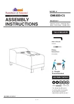 Furniture of America CM6833-CS Assembly Instructions Manual preview