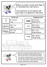 Preview for 3 page of Furniture of America CM6833WH Assembly Instructions