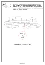 Preview for 5 page of Furniture of America CM6833WH Assembly Instructions