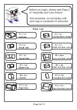 Preview for 3 page of Furniture of America CM6853 Assembly Instructions Manual