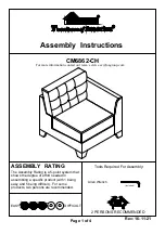 Preview for 1 page of Furniture of America CM6862-CH Assembly Instructions