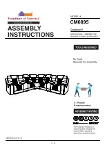 Furniture of America CM6895 Assembly Instructions Manual preview