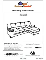 Furniture of America CM6908 Assembly Instructions Manual preview