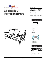 Preview for 1 page of Furniture of America CM6911-SF Assembly Instructions Manual