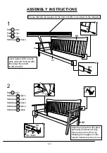 Preview for 6 page of Furniture of America CM6911-SF Assembly Instructions Manual