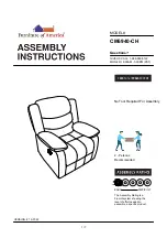 Preview for 1 page of Furniture of America CM6940-CH Assembly Instructions Manual