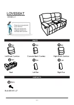 Preview for 5 page of Furniture of America CM6940-LV Assembly Instructions Manual