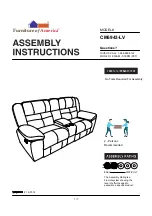 Furniture of America CM6943-LV Assembly Instructions Manual preview