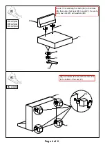 Preview for 4 page of Furniture of America CM6957AC Assembly Instructions Manual