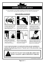 Preview for 2 page of Furniture of America CM6957OT Assembly Instructions