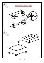 Preview for 4 page of Furniture of America CM6957OT Assembly Instructions