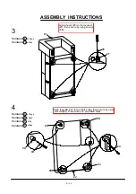 Preview for 9 page of Furniture of America CM6959 Assembly Instructions Manual