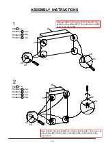 Предварительный просмотр 7 страницы Furniture of America CM6964 Assembly Instructions Manual