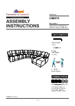 Preview for 1 page of Furniture of America CM6970 Assembly Instructions Manual