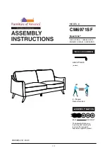 Preview for 1 page of Furniture of America CM6971SF Assembly Instructions Manual