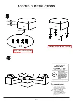 Preview for 9 page of Furniture of America CM6974 Assembly Instructions Manual