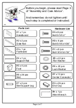 Preview for 4 page of Furniture of America CM7008EXQ Assembly Instructions Manual