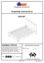 Preview for 14 page of Furniture of America CM7008EXQ Assembly Instructions Manual