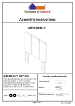 Furniture of America CM7008HB-T Assembly Instructions preview