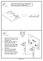 Preview for 4 page of Furniture of America CM7008HB-T Assembly Instructions