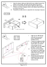 Preview for 6 page of Furniture of America CM7009CK Assembly Instructions Manual