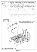 Preview for 10 page of Furniture of America CM7009CK Assembly Instructions Manual