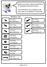Preview for 14 page of Furniture of America CM7009CK Assembly Instructions Manual