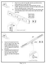 Preview for 7 page of Furniture of America CM7009Q Assembly Instructions Manual