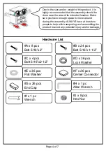 Preview for 11 page of Furniture of America CM7016 F Assembly Instructions Manual