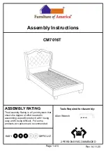 Preview for 15 page of Furniture of America CM7016 F Assembly Instructions Manual