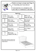 Preview for 3 page of Furniture of America CM7016CK-EK Assembly Instructions Manual