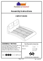 Preview for 7 page of Furniture of America CM7017EK Assembly Instructions Manual