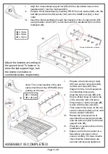 Preview for 12 page of Furniture of America CM7017EK Assembly Instructions Manual