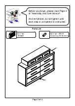 Preview for 3 page of Furniture of America CM7047DJ Assembly Instructions