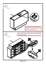 Preview for 4 page of Furniture of America CM7047DJ Assembly Instructions