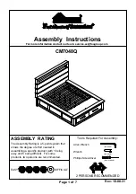 Preview for 1 page of Furniture of America CM7048Q Assembly Instructions Manual