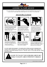 Preview for 2 page of Furniture of America CM7049C Assembly Instructions