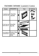 Preview for 6 page of Furniture of America CM7049EK Assembly Instructions Manual