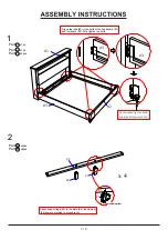 Preview for 7 page of Furniture of America CM7049EK Assembly Instructions Manual