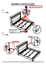 Preview for 8 page of Furniture of America CM7049EK Assembly Instructions Manual