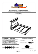 Furniture of America CM7049Q Assembly Instructions preview