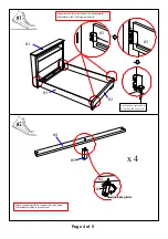 Предварительный просмотр 4 страницы Furniture of America CM7049Q Assembly Instructions